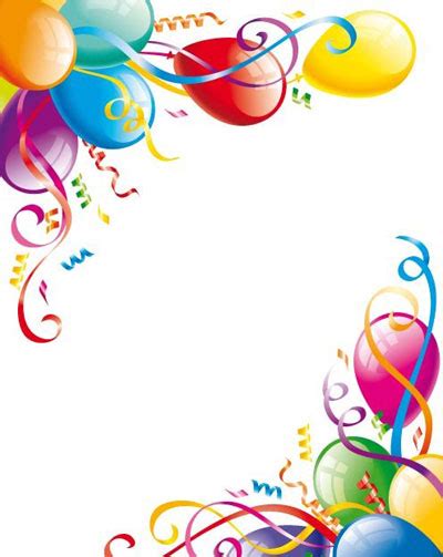 Balloon Border Clipart | Free download on ClipArtMag