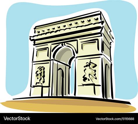 Arc De Triomphe Cartoon