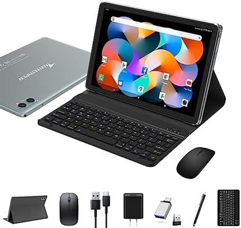 Amazon 2024 Newest 2 In 1 Tablet 128GB Storage 1TB Expand 10 Inch