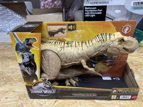 Jurassic World Tyrannosaurus T Rex Dinosaur Toy With Sound Hunt Chomp Action New Ebay