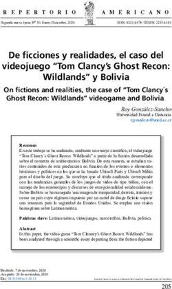 De Ficciones Y Realidades El Caso Del Videojuego Tom Clancy S Ghost