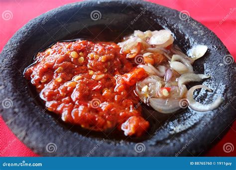 Sambal Belacan 2 stock photo. Image of spice, side, belacan - 88765760