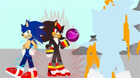 Sonic And Shadow VS Nazo Stick Nodes Animation Pt1 YouTube