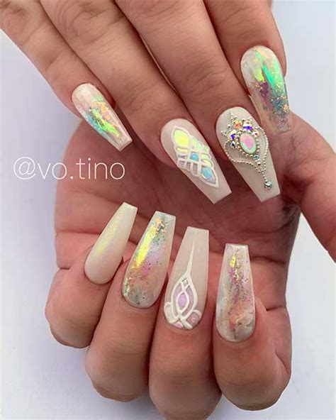 28 Best Nude Coffin Nails Ideas To Try Stylish Belles