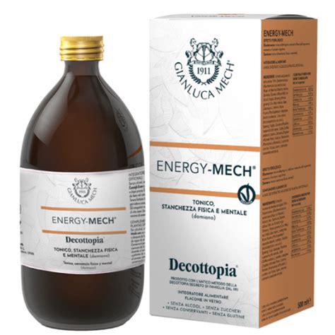 Supliment Alimentar Lichid Gianluca Mech Decottopia Energy Mech Ml