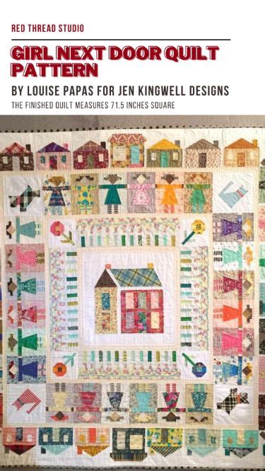 Girl Next Door Quilt Pattern By Louise Papas For Jen Kingwell Design