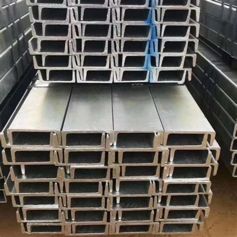 Hot Selling Steel Processing Parts Galvanized U Beam Steel U Channel Structural Steel C Channel