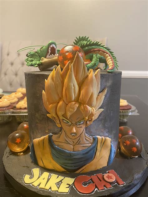 Goku Sheet Cake