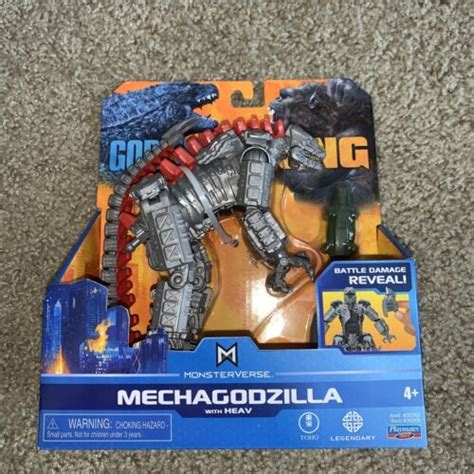 Playmates MechaGodzilla Toys Godzilla vs. Kong 6" Figure Brand New In ...