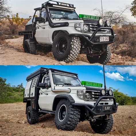 75 Series Toyota Landcruiser Leaf Flex Body Lift Custom Bullbar In 2022