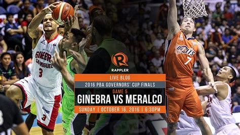 Live Pba Finals Game Ginebra Vs Meralco