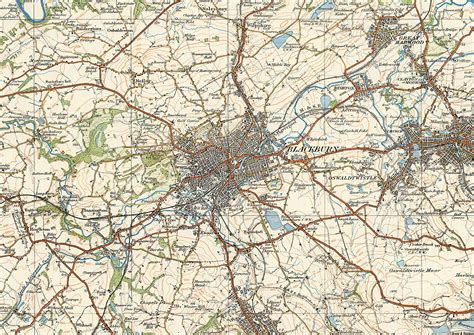 Town Environs Maps, 1920's – Old Map Downloads