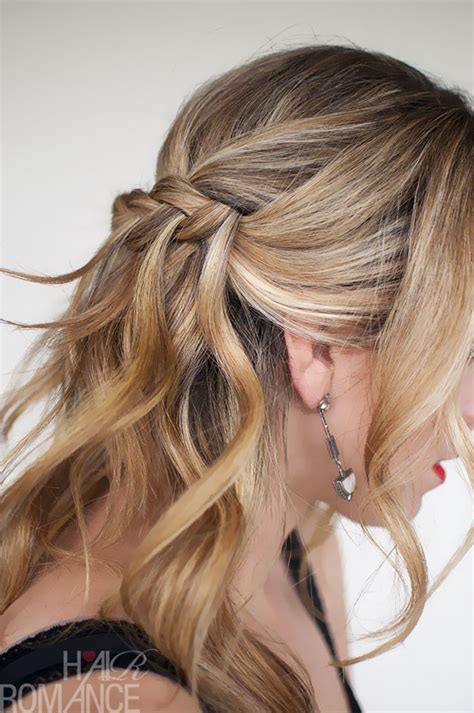 Waterfall Plait Hairstyle Tutorial Hair Romance