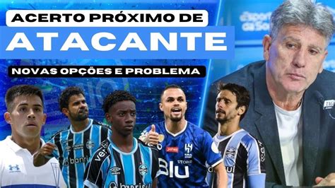 GRÊMIO ACERTO PRÓXIMO DE ATACANTE MICHAEL RENATO GANHA OPÇÕES