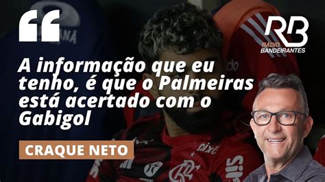 O Gabigol é o cara para substituir o Endrick crava Craque Neto Os