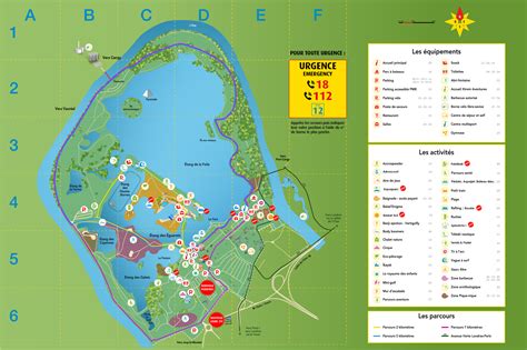 Plan Le De Loisirs De Cergy Pontoise