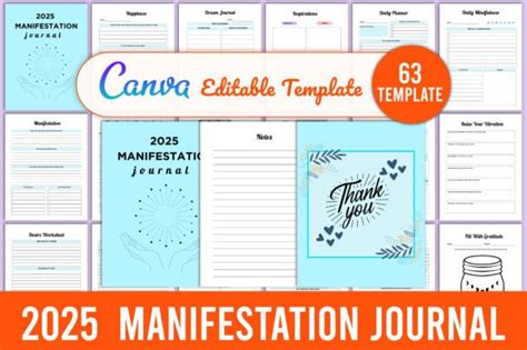 Manifestation Journal Canva Graphic By Kdpmart Creative Fabrica