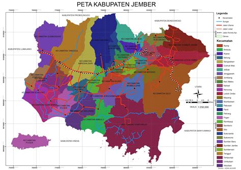 PETA KABUPATEN JEMBER