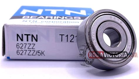 NTN 627 ZZ Shielded 7x22x7 Miniature Ball Bearing Rolling 627 ZZ