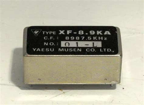 Scarce Yaesu Xf Ka Khz Am Filter As Used On The Yaesu Ft