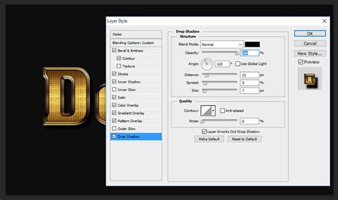 Shiny Gold Text Photoshop Tutorial All Design Creative