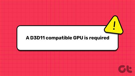 Top Ways To Fix A D D Compatible Gpu Is Required To Run The Engine