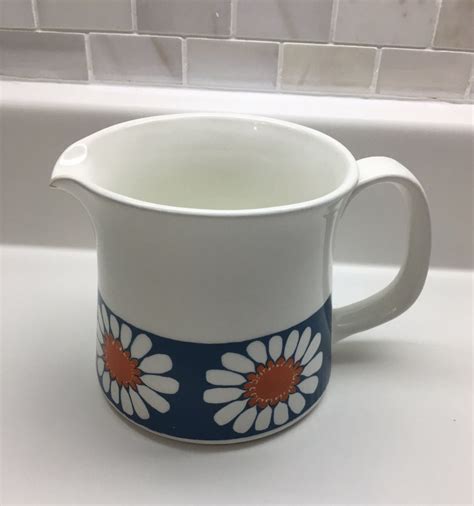 Figgjo Flint Turi Design Daisy Milk Jug Made In Norway Etsy Canada