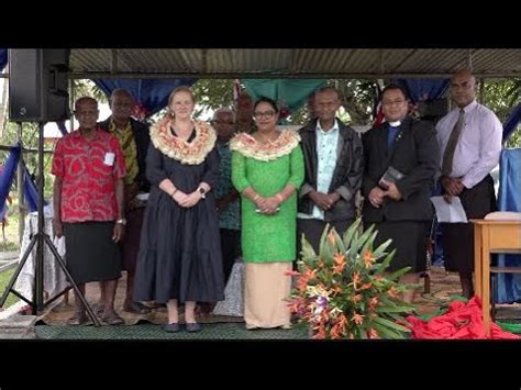 Fijian Minister For Education Officiates At The Handing Over Of