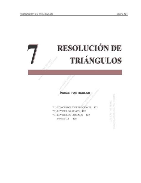 Pdf Resoluci N De Tri Ngulos P Gina Luiscastrop Resolucion