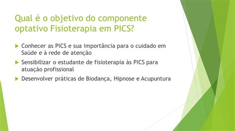 Optativa II Fisioterapia Em PICS Prof Ms Marcelo Peixoto Ppt Carregar