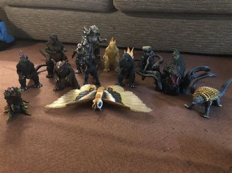 Dug out some old Godzilla toys I had (not all of them are in “good ...