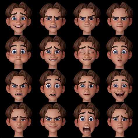 Animation Expression Sheet Character Animation Expressions Disney