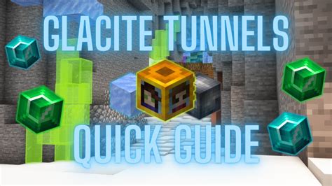 Quick Glacite Tunnels Overview Guide Hypixel Skyblock YouTube