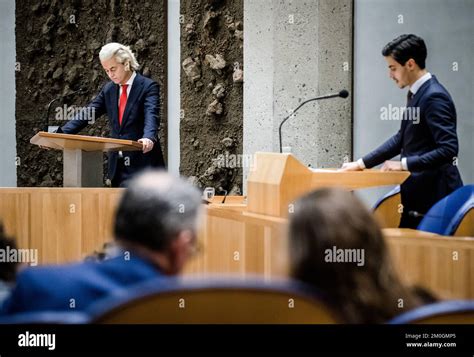 LA HAYA Rob Jetten Ministro de Clima y Energía y Geert Wilders PVV