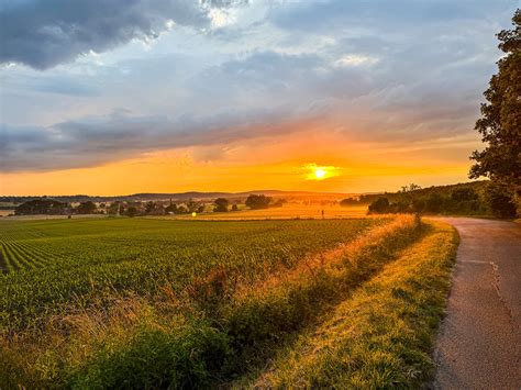 Sonnenuntergang Schaumburger Land Hangoverphotograph Flickr