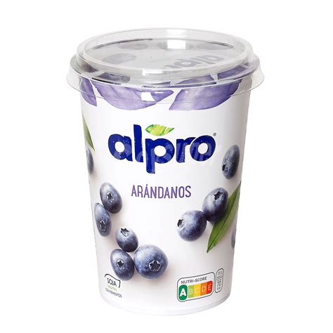 Alpro Asturiana Yogur de soja con arándanos Alpro Vaso 400 g