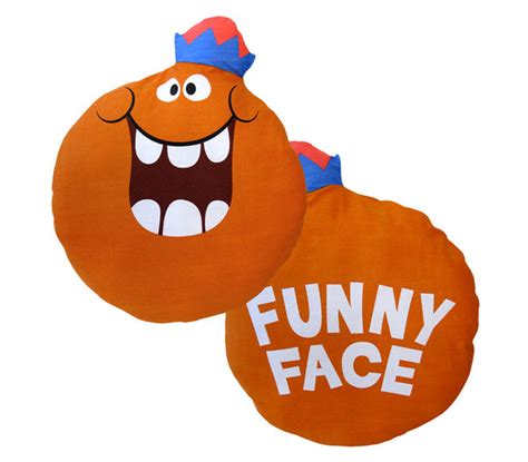 Jolly Olly Orange Funny Face Pillow Doll Flapjack Toys