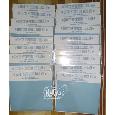 Nct Dream Hot Summer Dream Official Md Ar Ticket Set Mark Renjun Jeno Haechan Jaemin Renjun