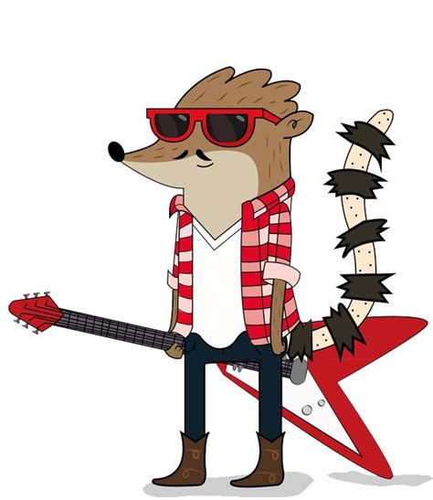 Rigby Rock Vector Rigby Regular Show Cartoon Network Art Regular Show