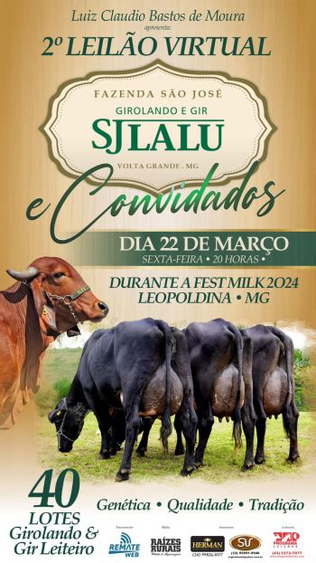 Remate Web Leil O Virtual Fazenda S O Jos E Convidados