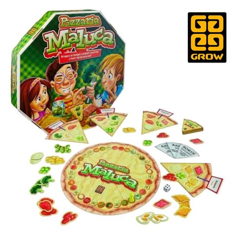 Jogo De Tabuleiro Pizzaria Maluca Grow Shopee Brasil