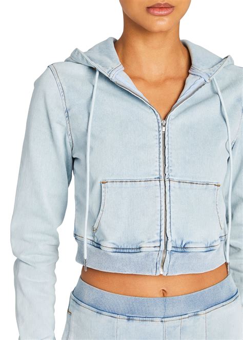 Edith Terry Cropped Hoodie Seroya