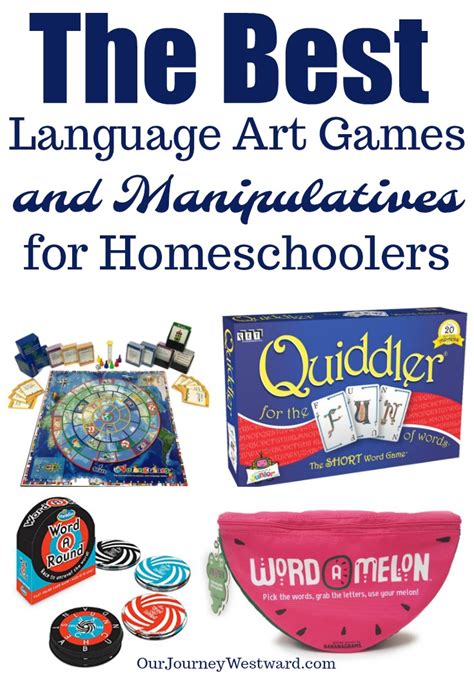 The Best Language Arts Games and Manipulatives for Homeschoolers