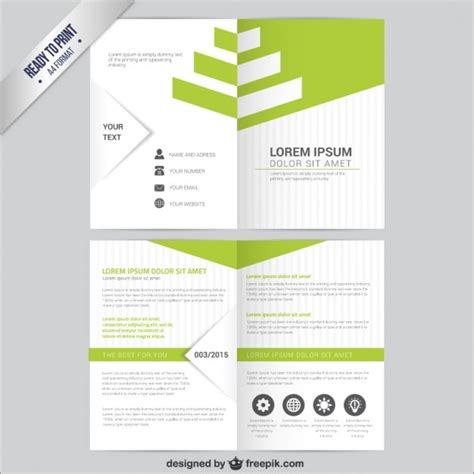 Free Vector | Leaflet template