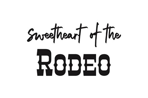 Sweetheart of the Rodeo SVG Cut file by Creative Fabrica Crafts ...