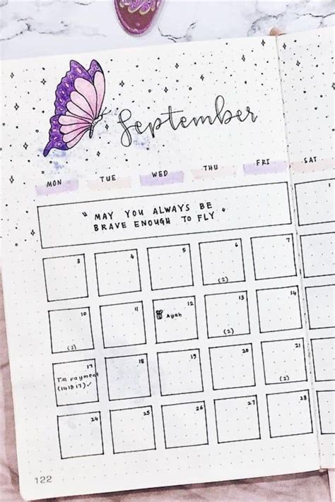 Check Out The Best Butterfly Themed Bullet Journal Spreads Covers And