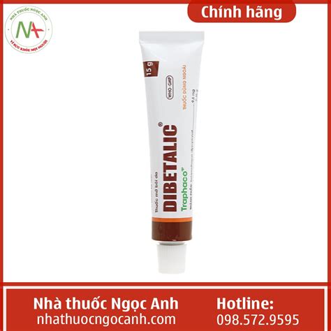 Thuốc Dibetalic 15g có bôi lên mặt được không, giá bao nhiêu, mua ở đâu