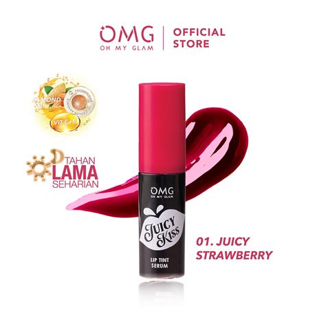 Jual OMG Oh My Glam Juicy Kiss Lip Tint Serum Shopee Indonesia