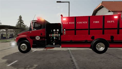 American Fire Truck V3 0 LS 19 Farming Simulator 2025 Mod LS 2025