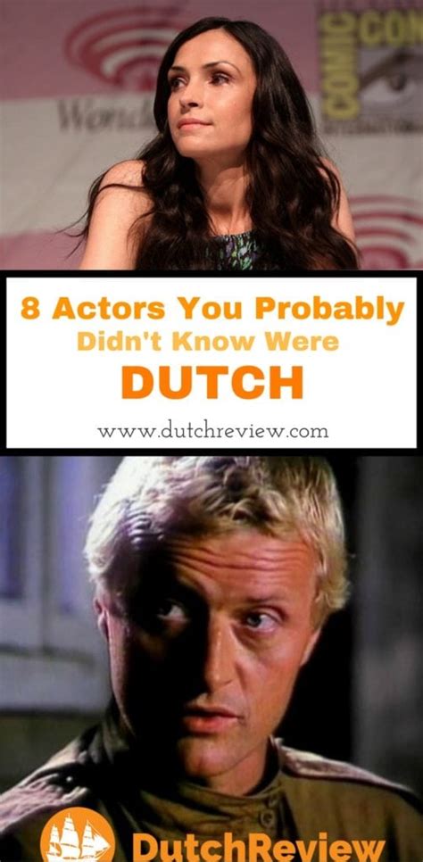 8 Dutch Actors You Probably Didn T Know Were Dutch Dutchreview